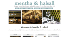 Desktop Screenshot of mentha-halsall.com